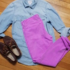 Orchid J.Crew Toothpick Ankle Jeans